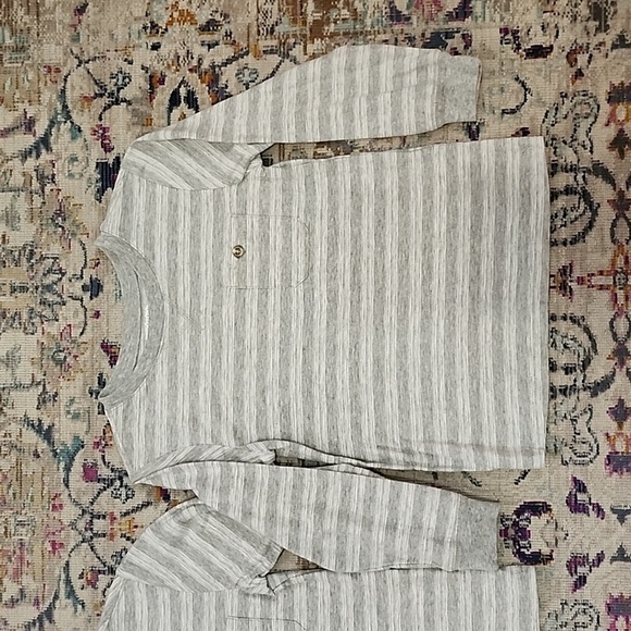 2x Wonder Kids Boys Grey Long Sleeve Henley Shirts Tee Shirts , sz 5T - Picture 5 of 12